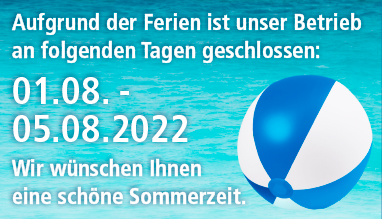 Betriebsferien